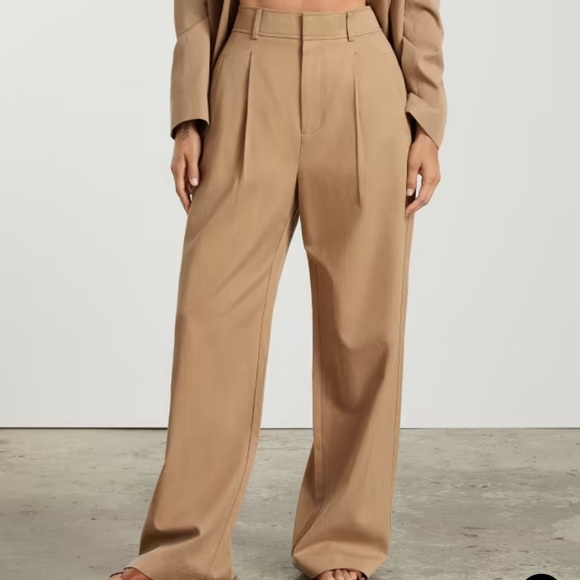 Everlane Pants - Everlane The Way-High Drape Pant, Ash Brown, sz. 8, 30” inseam
